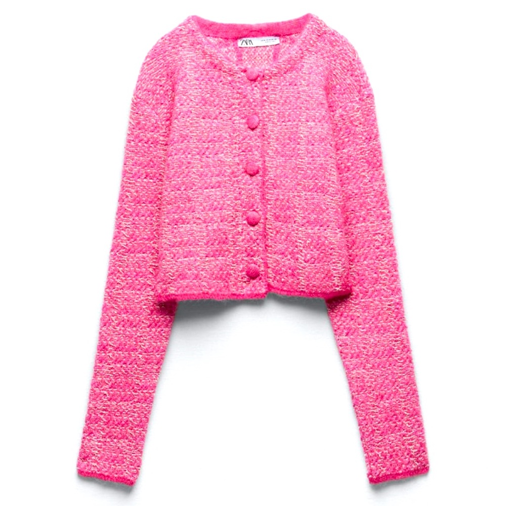 Zara knit sweater jacket